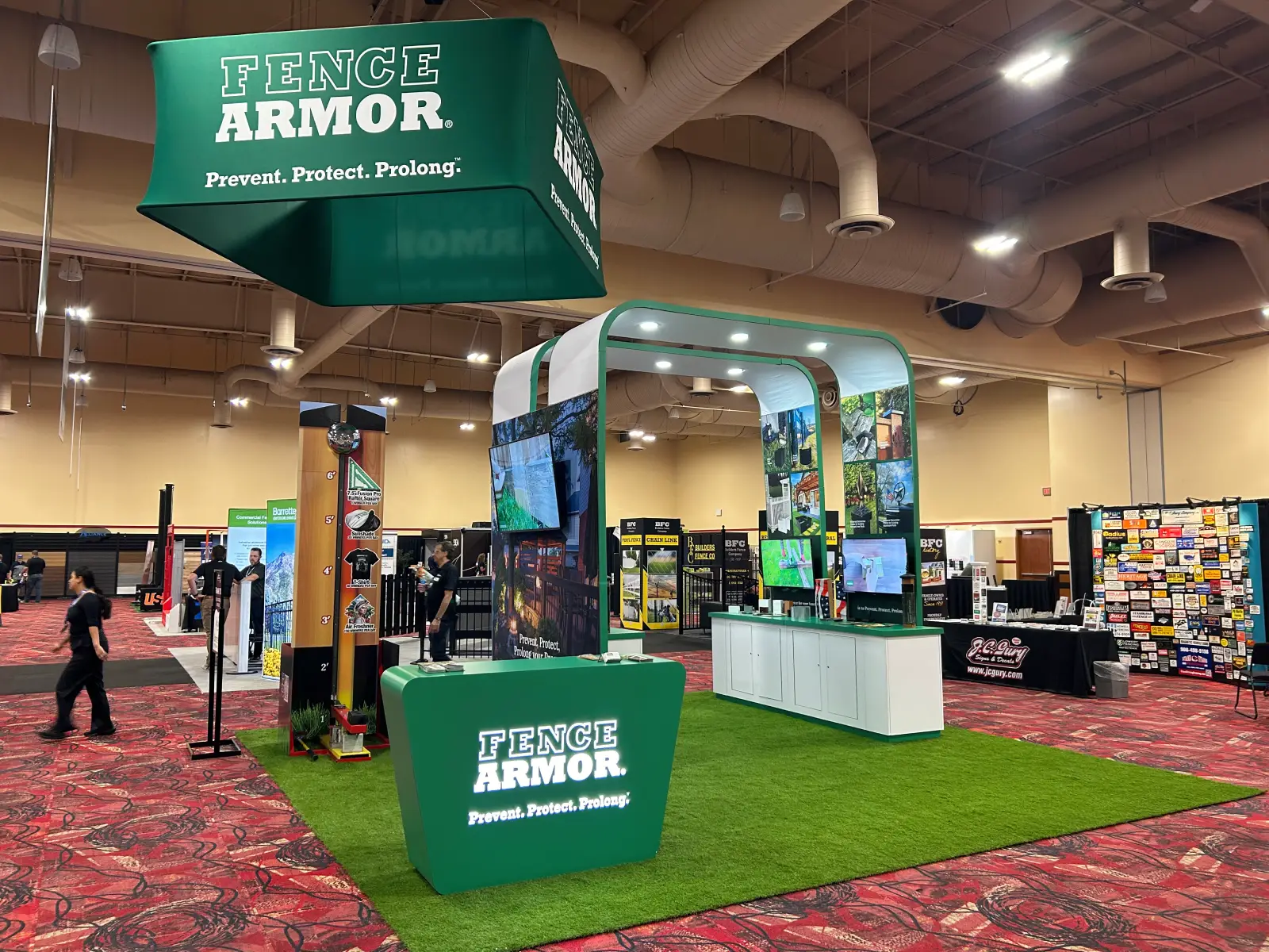 Custom trade show booths