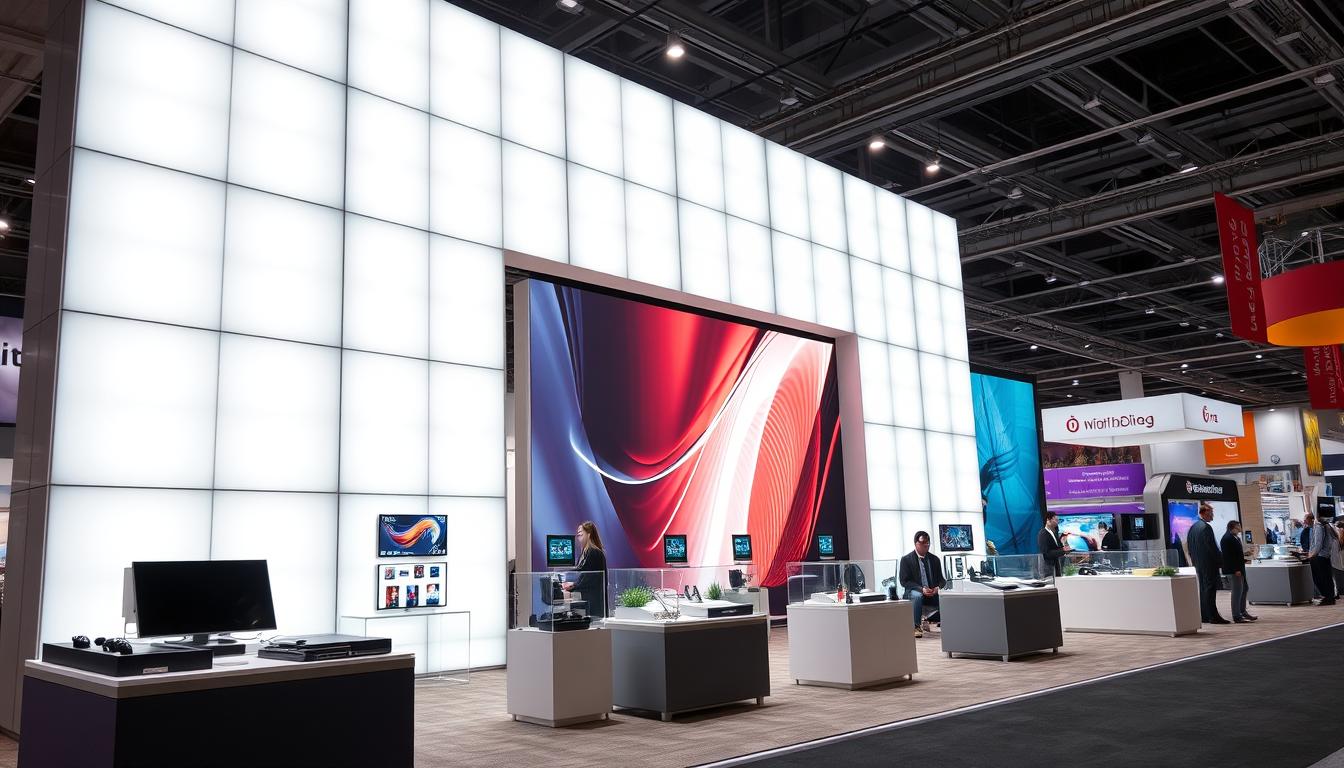 backlit trade show displays
