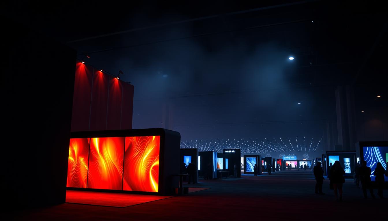 backlit trade show displays