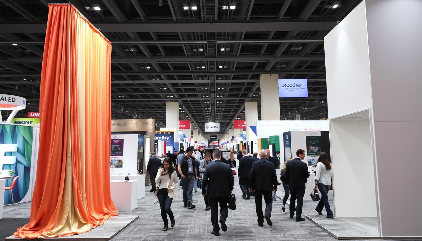 fabric trade show displays